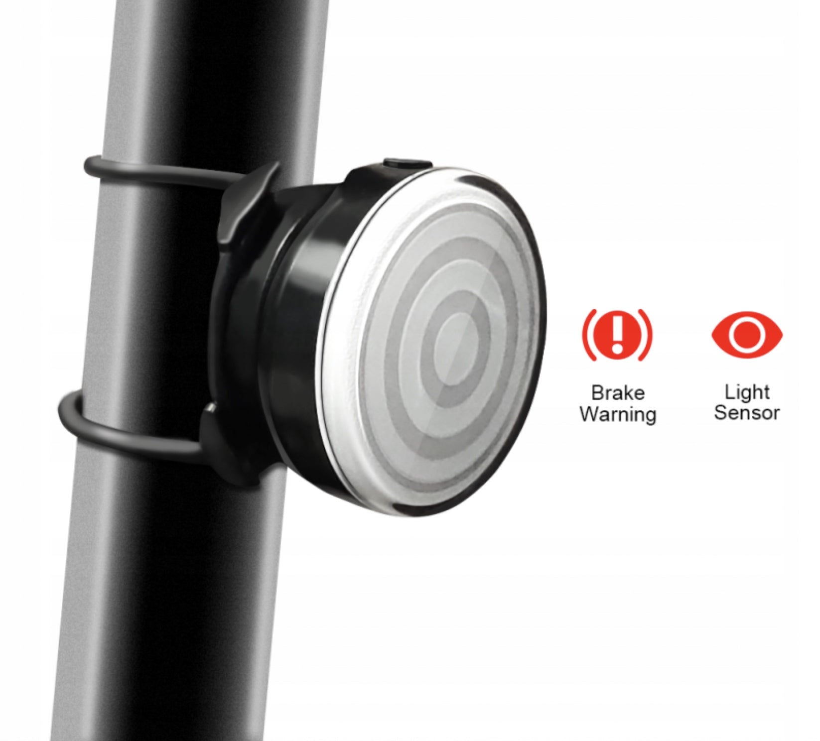 Powerful Bicycle Rear Light Smart Braking Signaling App Model Raz Pro