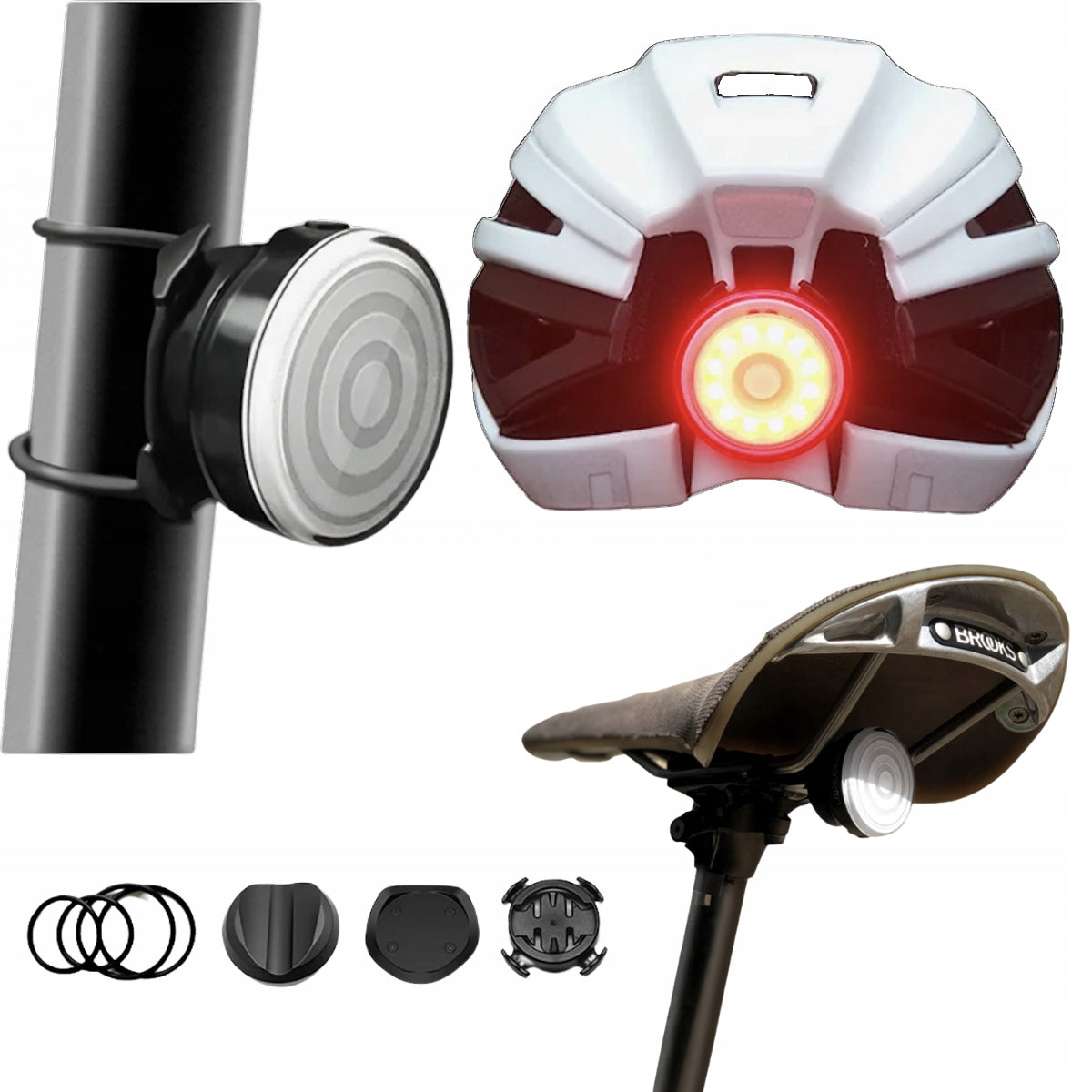 Powerful Bicycle Rear Light Smart Braking Signaling App