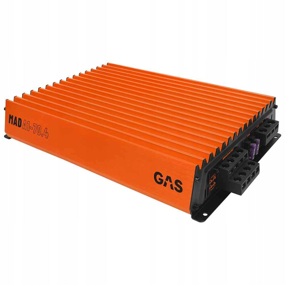 Powerful Car Amplifier 4-Channel RMS 70W 2 Ohm Audio System GAS MAD Packaging status original
