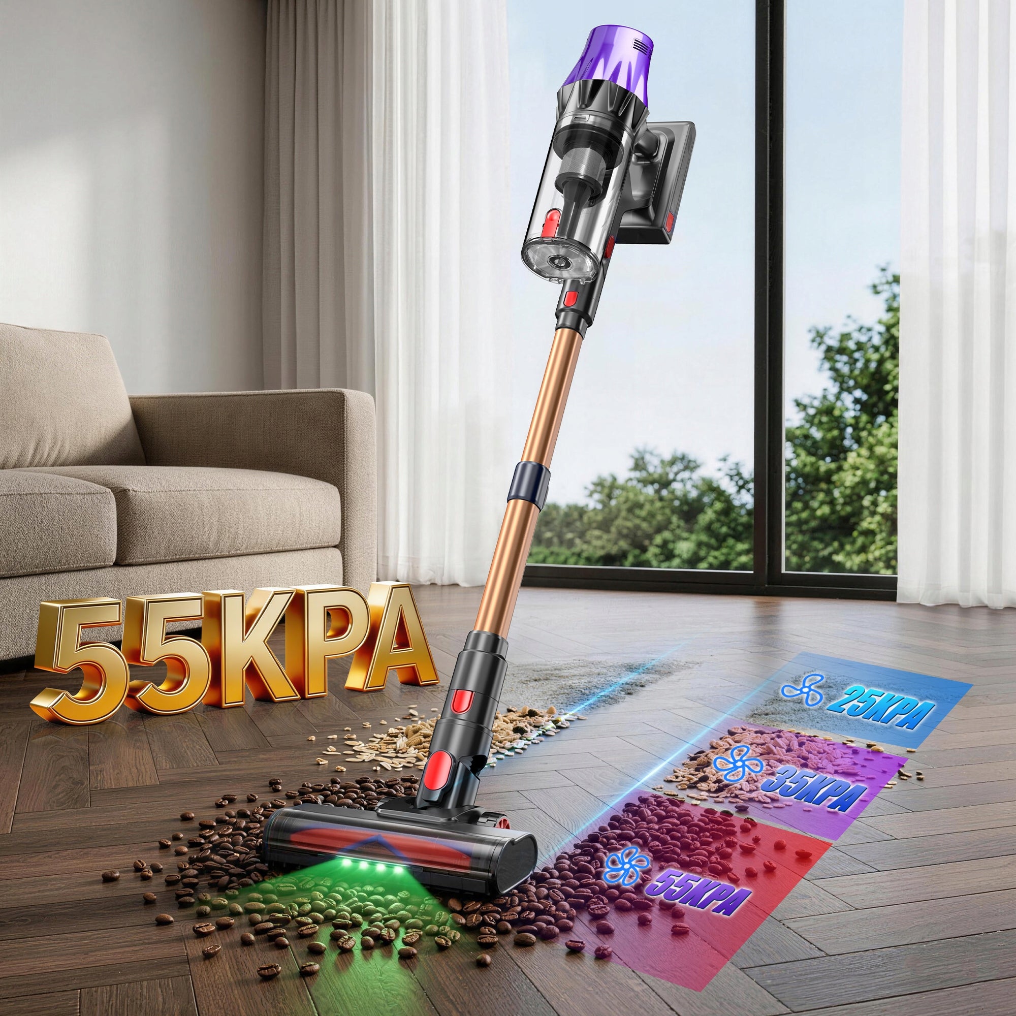 Powerful Cordless Vertical Vacuum Cleaners Blossom V20 650W 55000PA Manufacturer code Blossom V20 650W 55000PA
