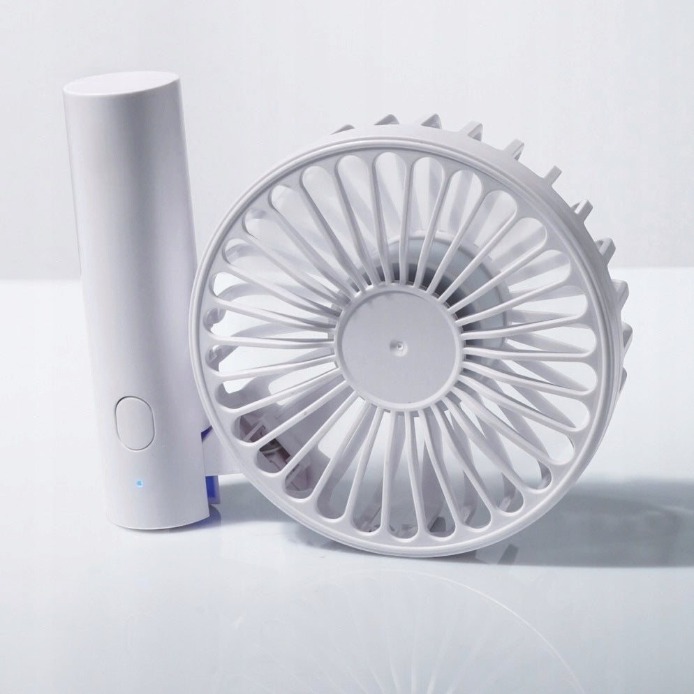 Powerful Desk Fan Mini Handheld Windmill Foldable Quiet 1800mAh USB-C Power supply rechargeable battery