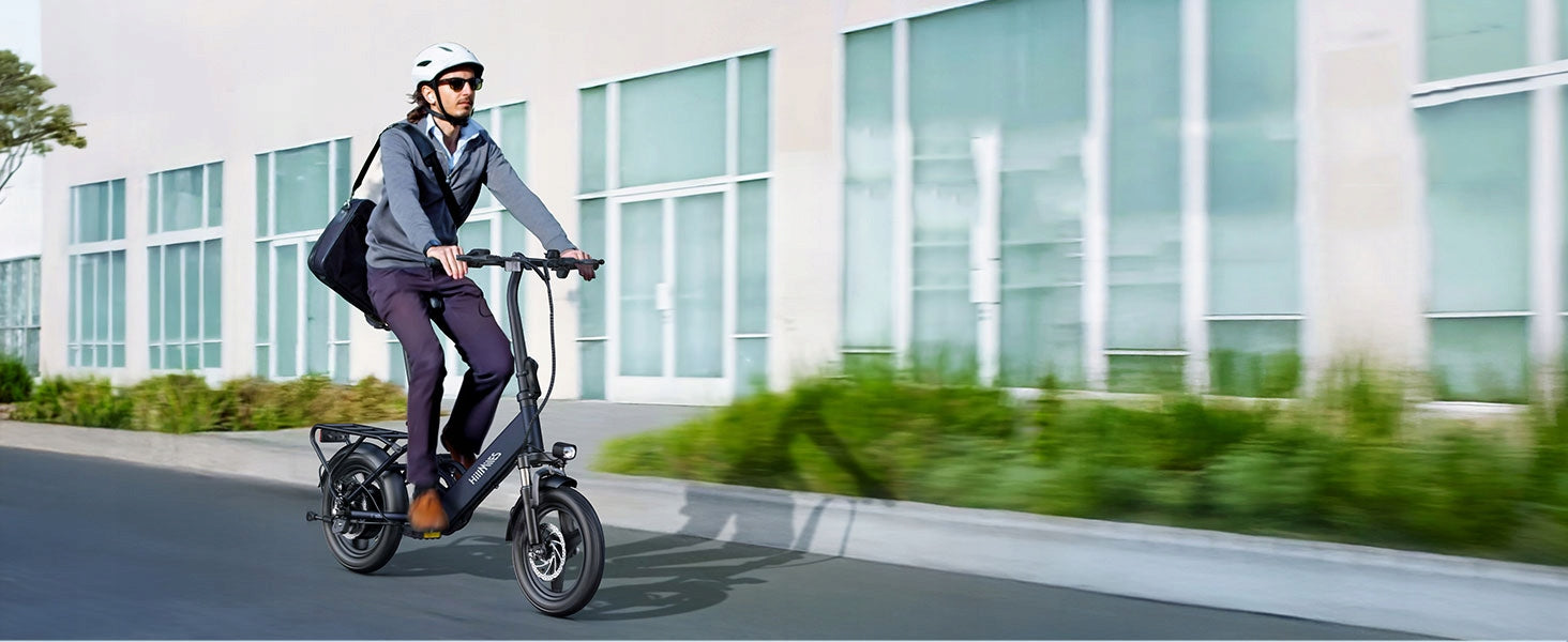 Powerful Electric Bike HillMiles Mile1 250W 36V 10.4Ah 25km/h 60km Foldability partially assembled, calibrated
