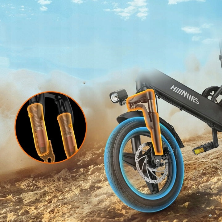 Powerful Electric Bike HillMiles Mile1 250W 36V 10.4Ah 25km/h 60km Frame size M