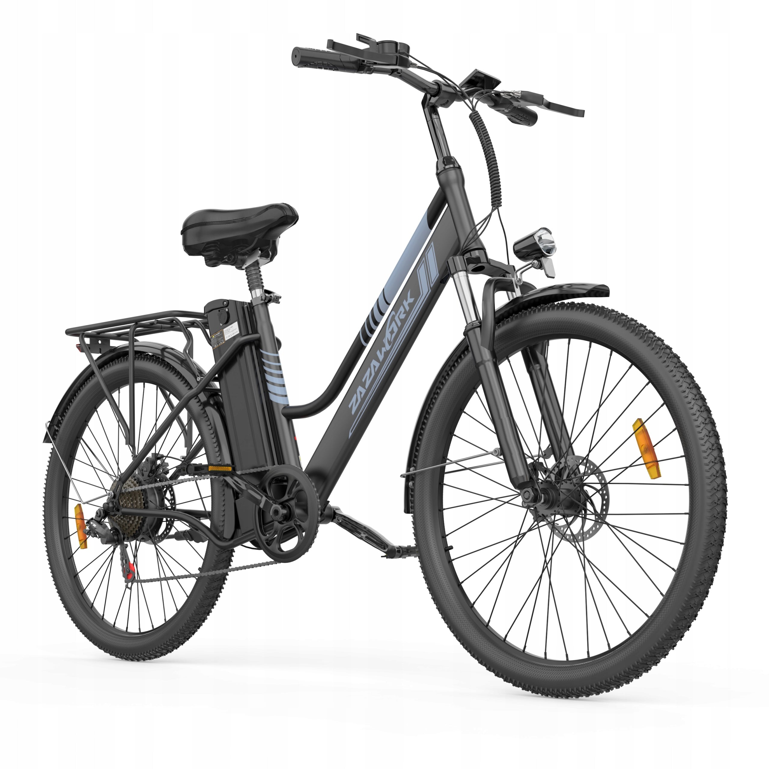 Powerful Electric Bike ZAZAWORK C26 PRO 250W 36V 20Ah 25km/h 120km 26" PL Brand ZAZAWORK
