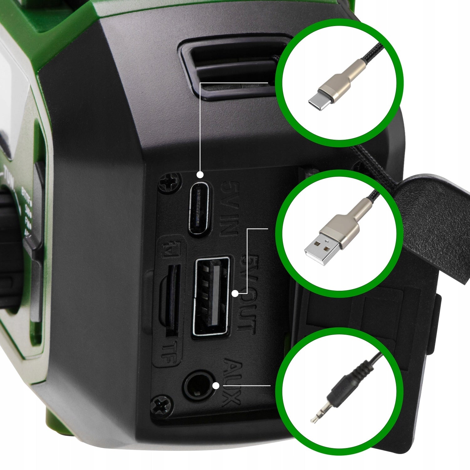 Powerful Emergency Radio with Dynamo Solar Powerbank Flashlight 4000mAh Bluetooth Manufacturer code CR1919