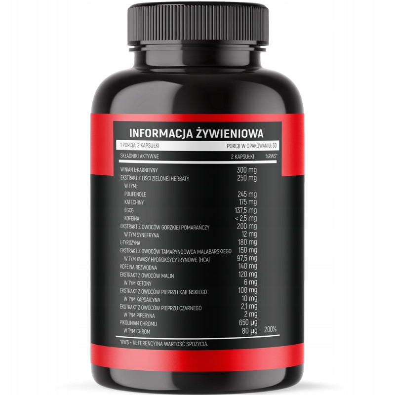 Powerful FAT BURNER 60 Cap SLIMMING Fat Burner Ultra | INSPORT Expiration date at least 3 months from the date of purchase