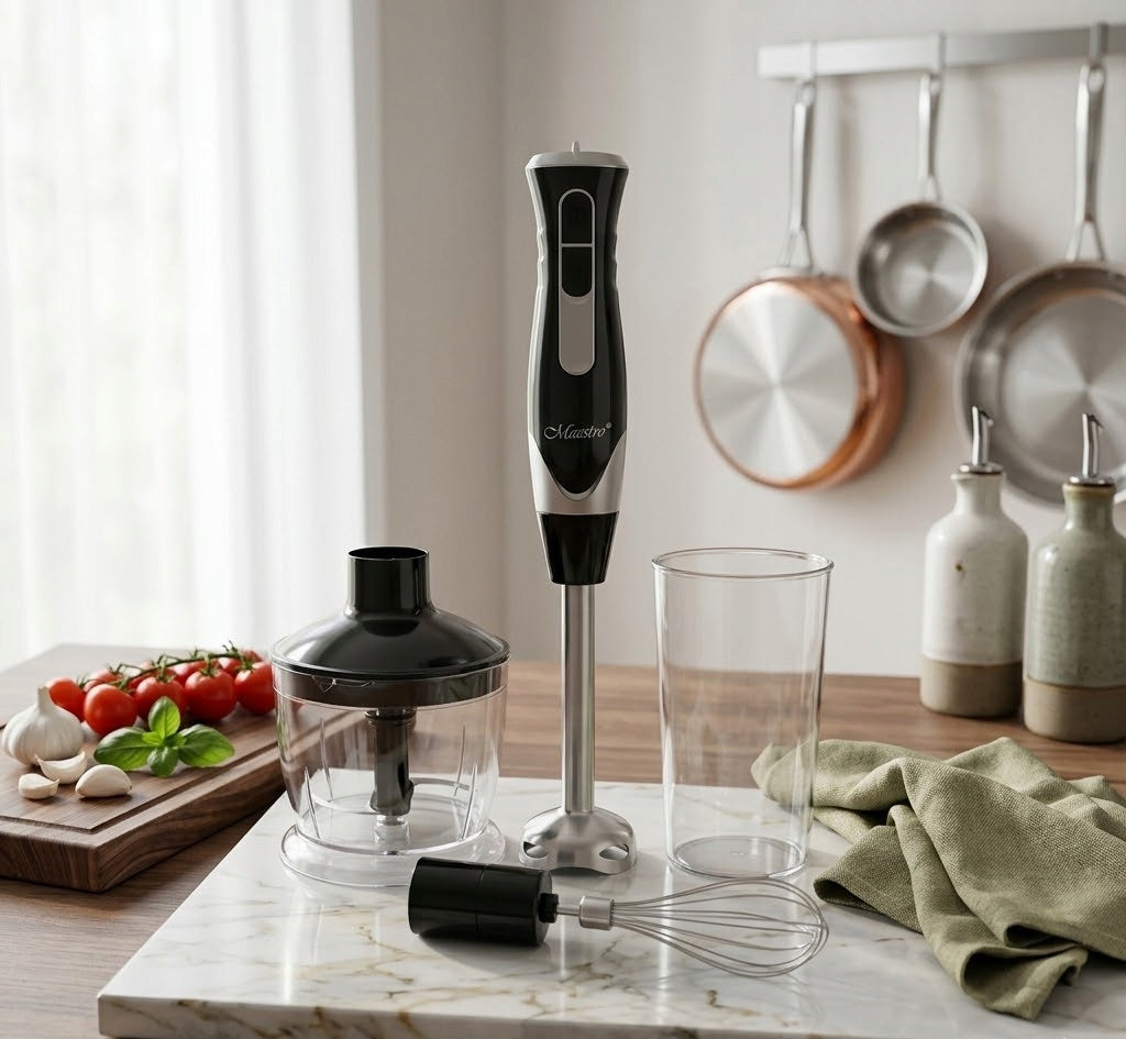 Powerful Hand Blender 500W Set Beater Shredder Maestro MR-566 Manufacturer code MR-566