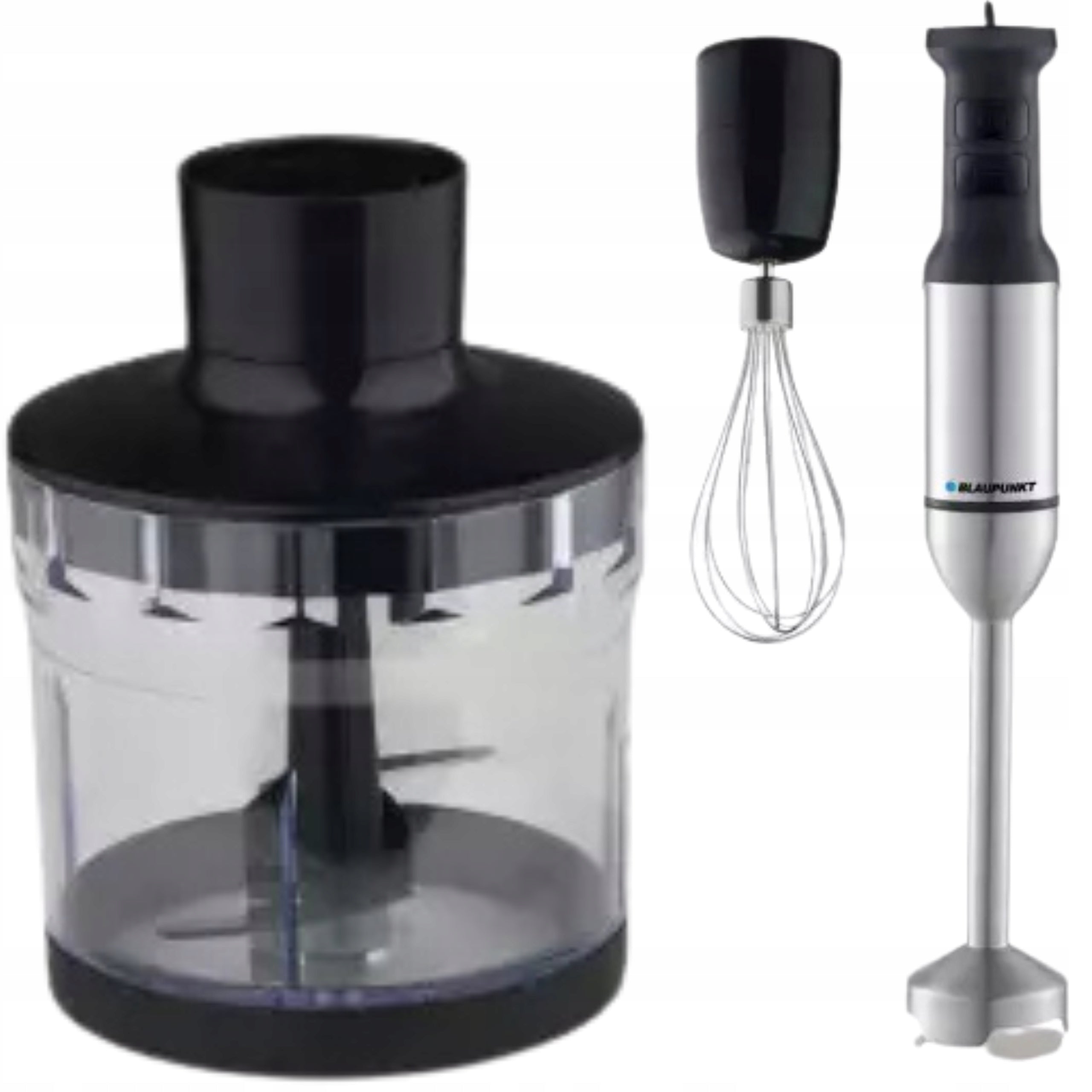 Powerful Hand Blender Blaupunkt HBD512 1700W, Titanium Blades, Shredder