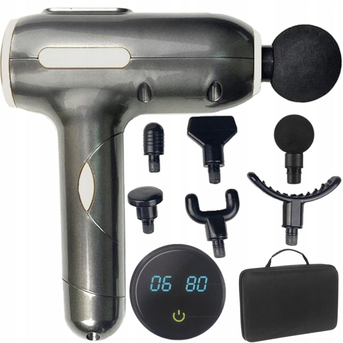 Powerful Hand Massager Massage Gun Set of 7 Pro Tips