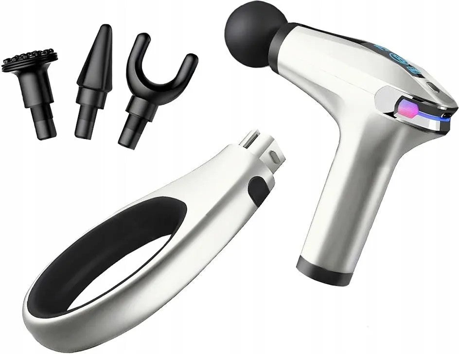 Powerful Massage Gun Massager for Back, Feet and Body 4 Tips Packaging status original