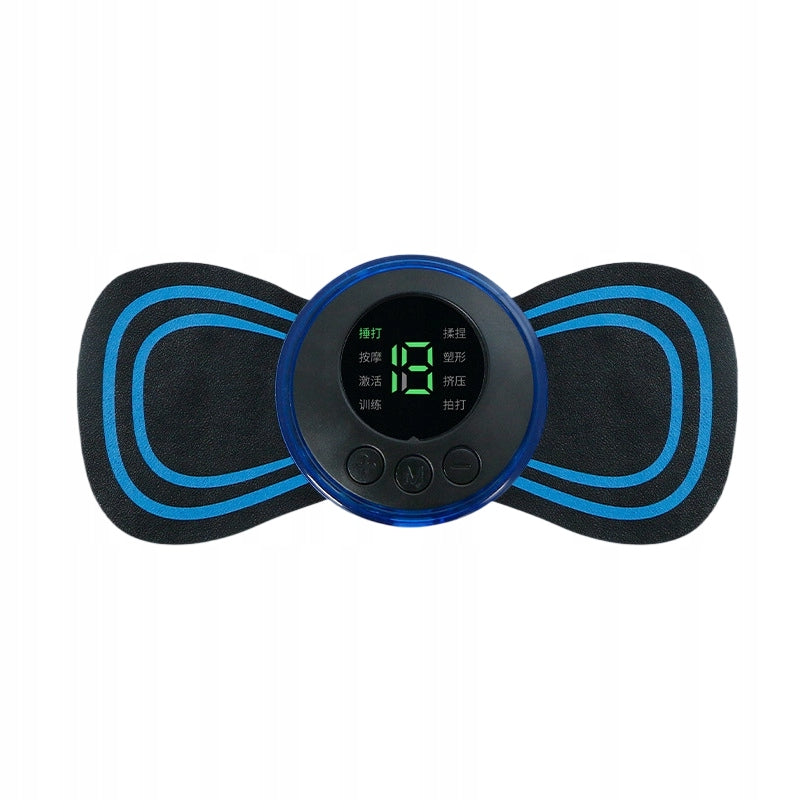 Powerful Muscle Neck Electrostimulator Massager Gel Patches Packaging status original