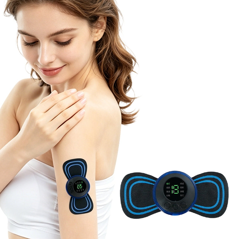 Powerful Muscle Neck Electrostimulator Massager Gel Patches