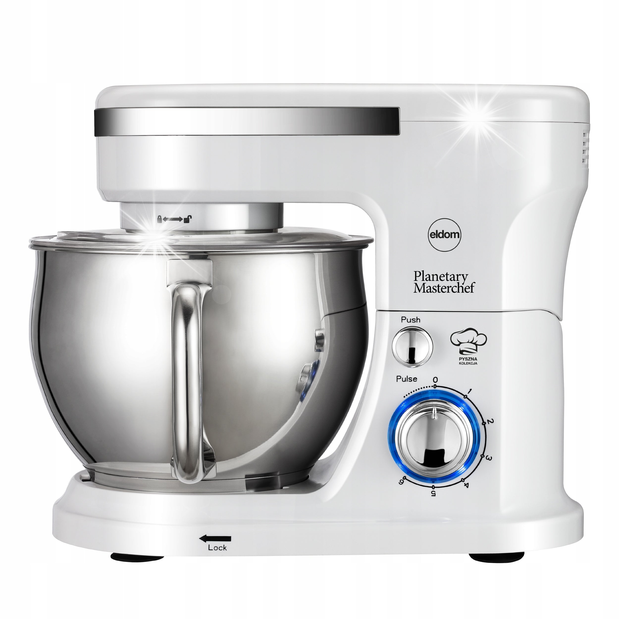 Powerful Planetary Food Processor Eldom WRK1300 1300 W white