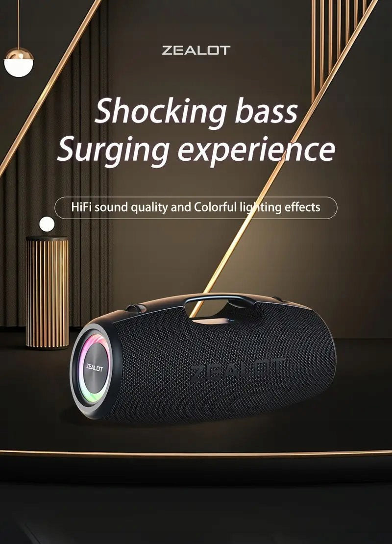 Powerful Speaker ZEALOT S78 Power 100W Bluetooth 5.2 24000mAh EAN (GTIN) 755732937055