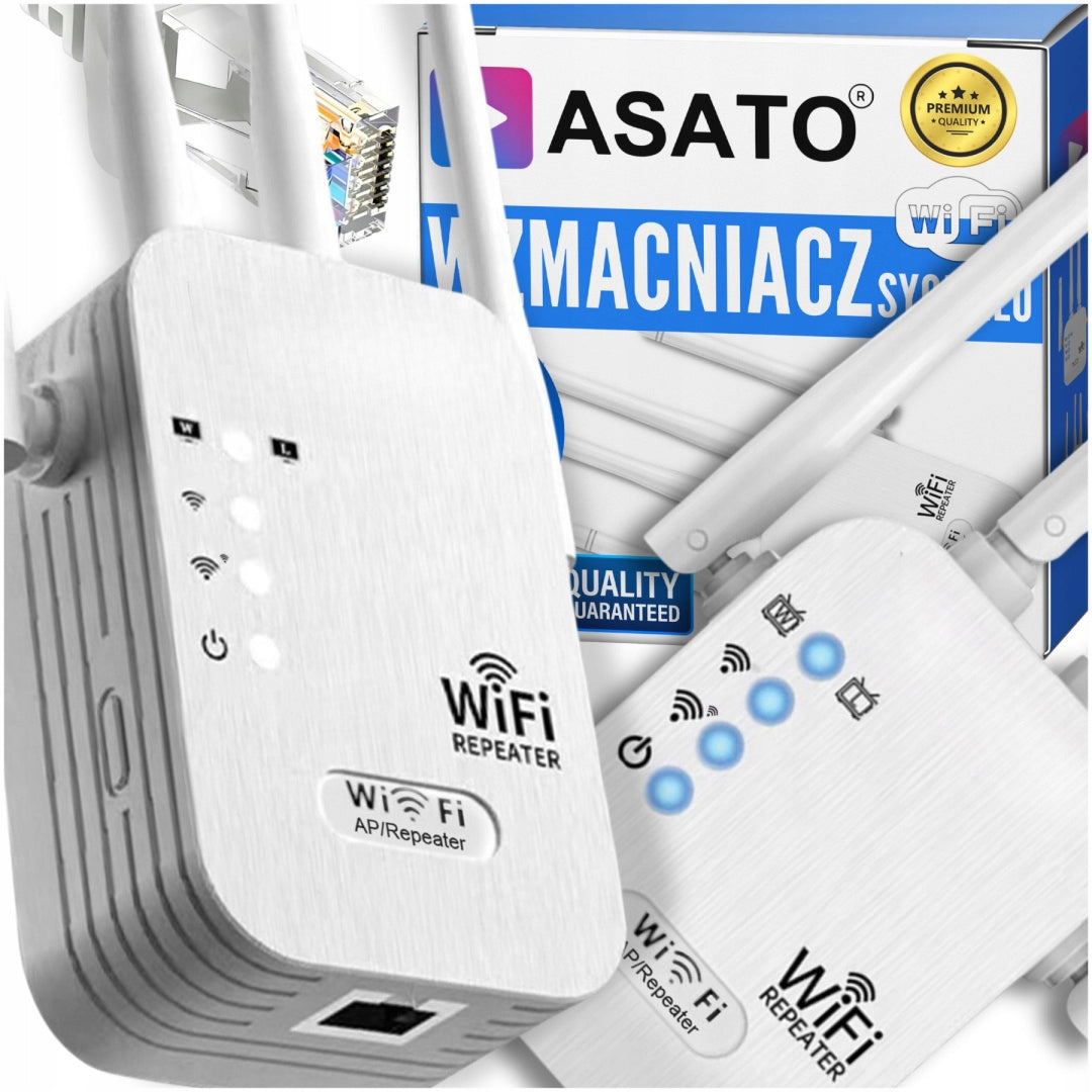 Powerful WiFi Signal Amplifier for Home Office 300Mbps 2.4GHz Wi-Fi