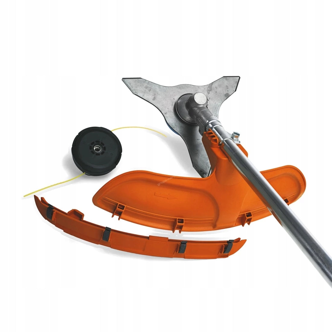 Powerful combustion trimmer Husqvarna 553RS for grass and weeds PRO Brand Husqvarna