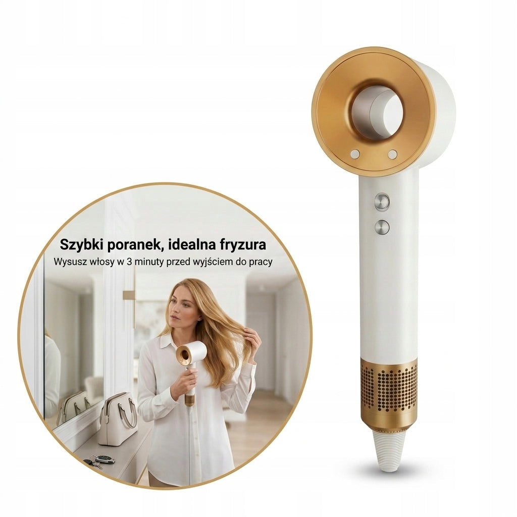 Powerful hair dryer quick-drying quiet home ionization