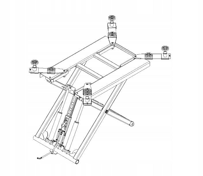 Powerful mobile scissor lift QJY-S3-230V Manufacturer code QJY-S3-230V