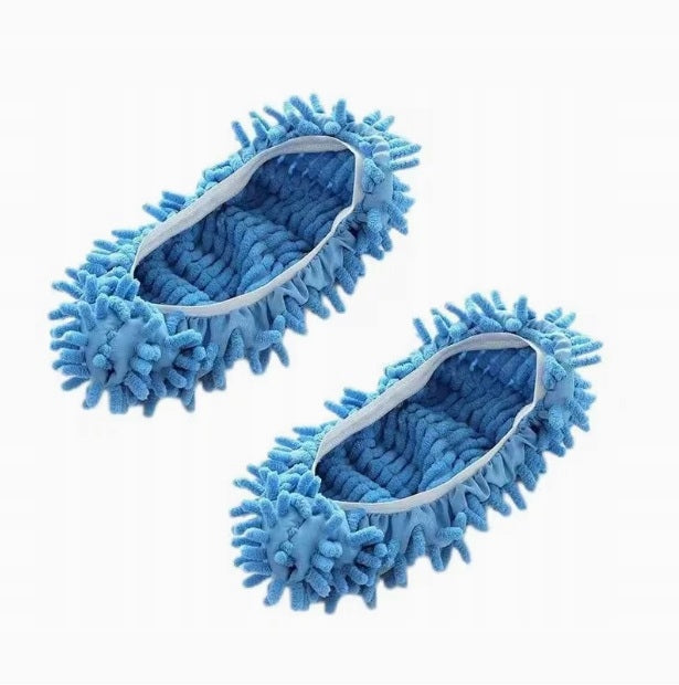 Practical - Slippers Mop Blue - Cleaning That Does It Itself (2-Pack)