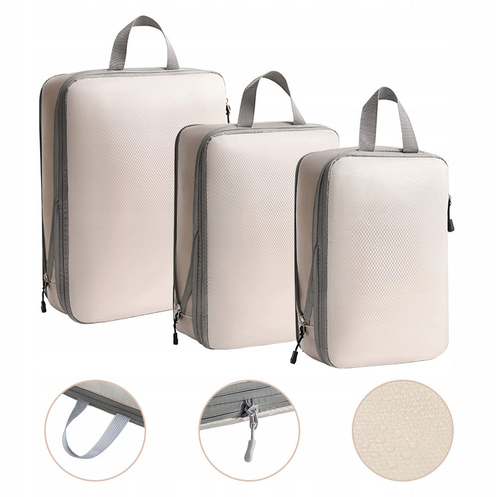 Practical travel set - 3 compression bags Packaging status original