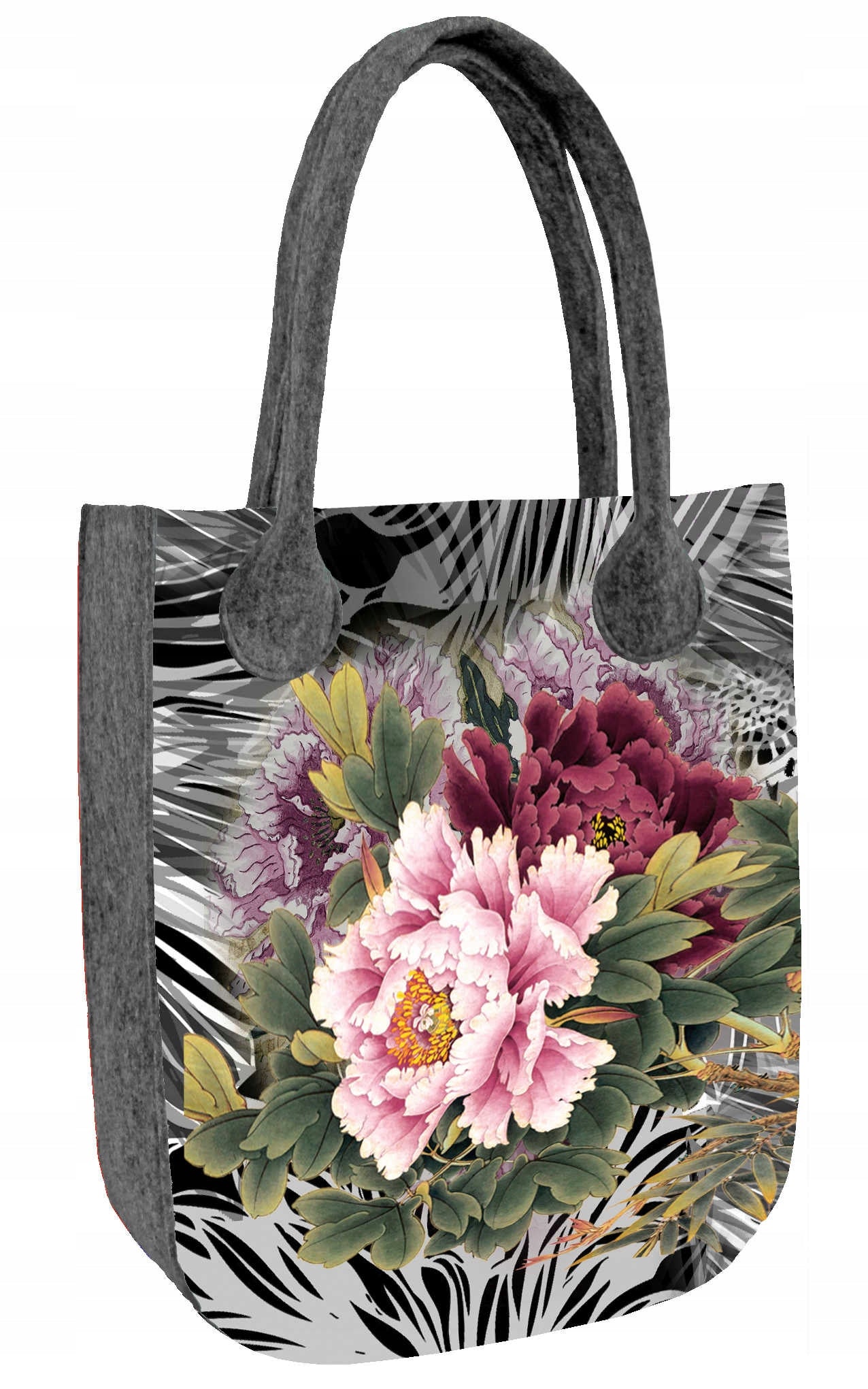 Öko-Filztasche für Damen City Ikebana 