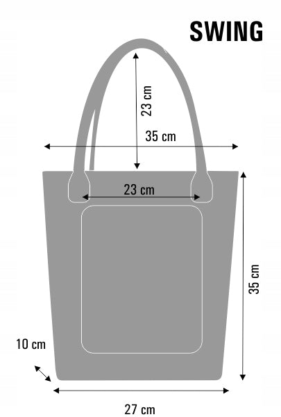 Öko-Filz-Handtasche Swing Kenya 