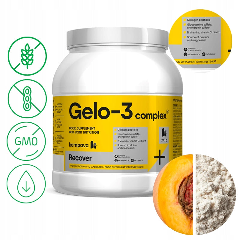 Prášok Kompava Gelo-3 Complex broskyňa 390 g Manufacturer code 8586011210918