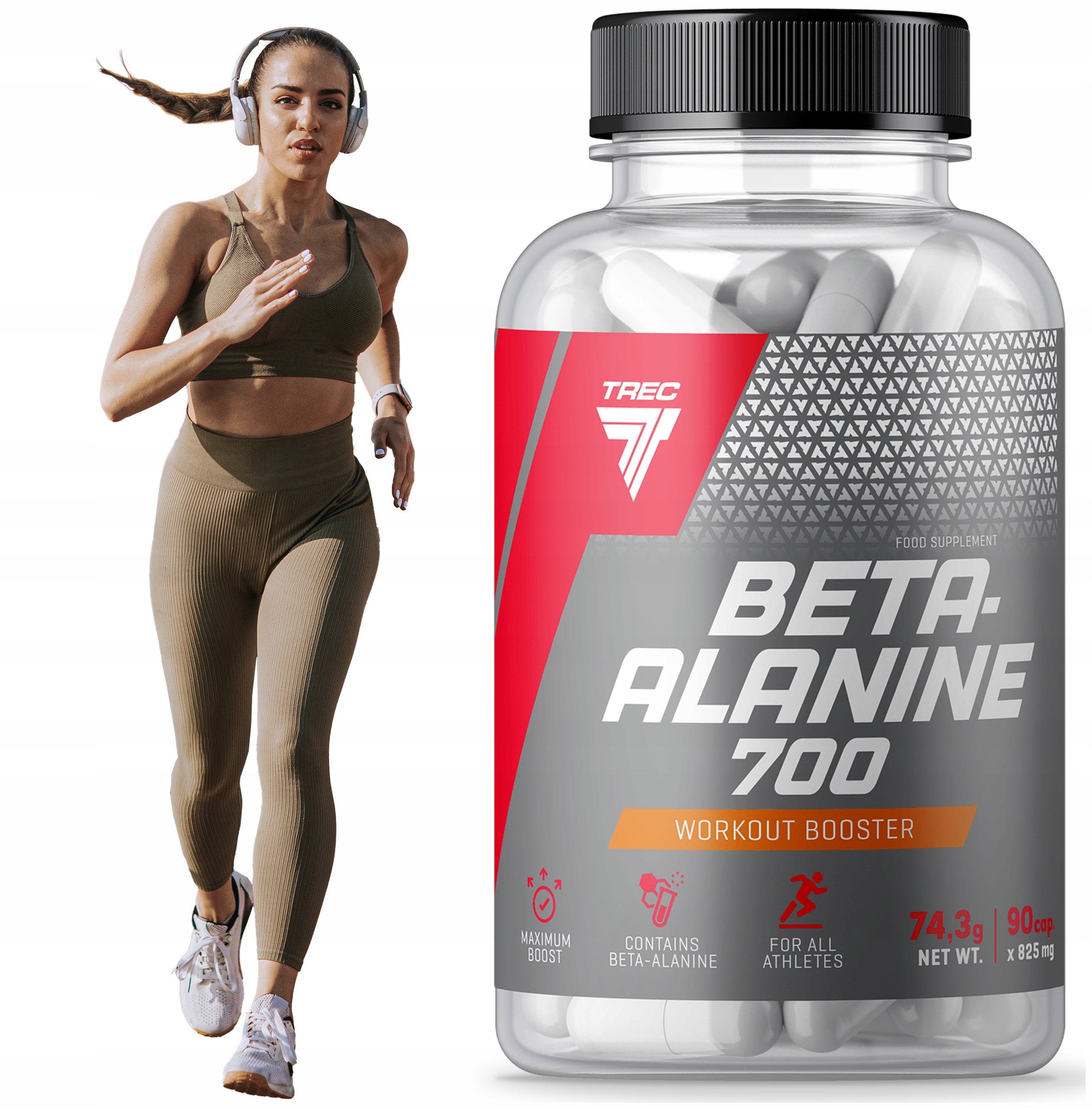 Pre-WORKOUT Trec Beta Alanine 90 kaps STRENGTH POWER BETA ALANINE