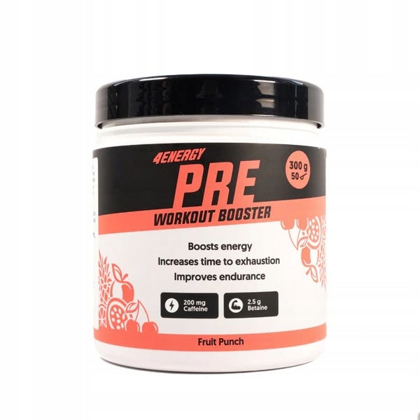 Pre Workout Booster pre-workout 300g fruit 4ENERGY 50 servings