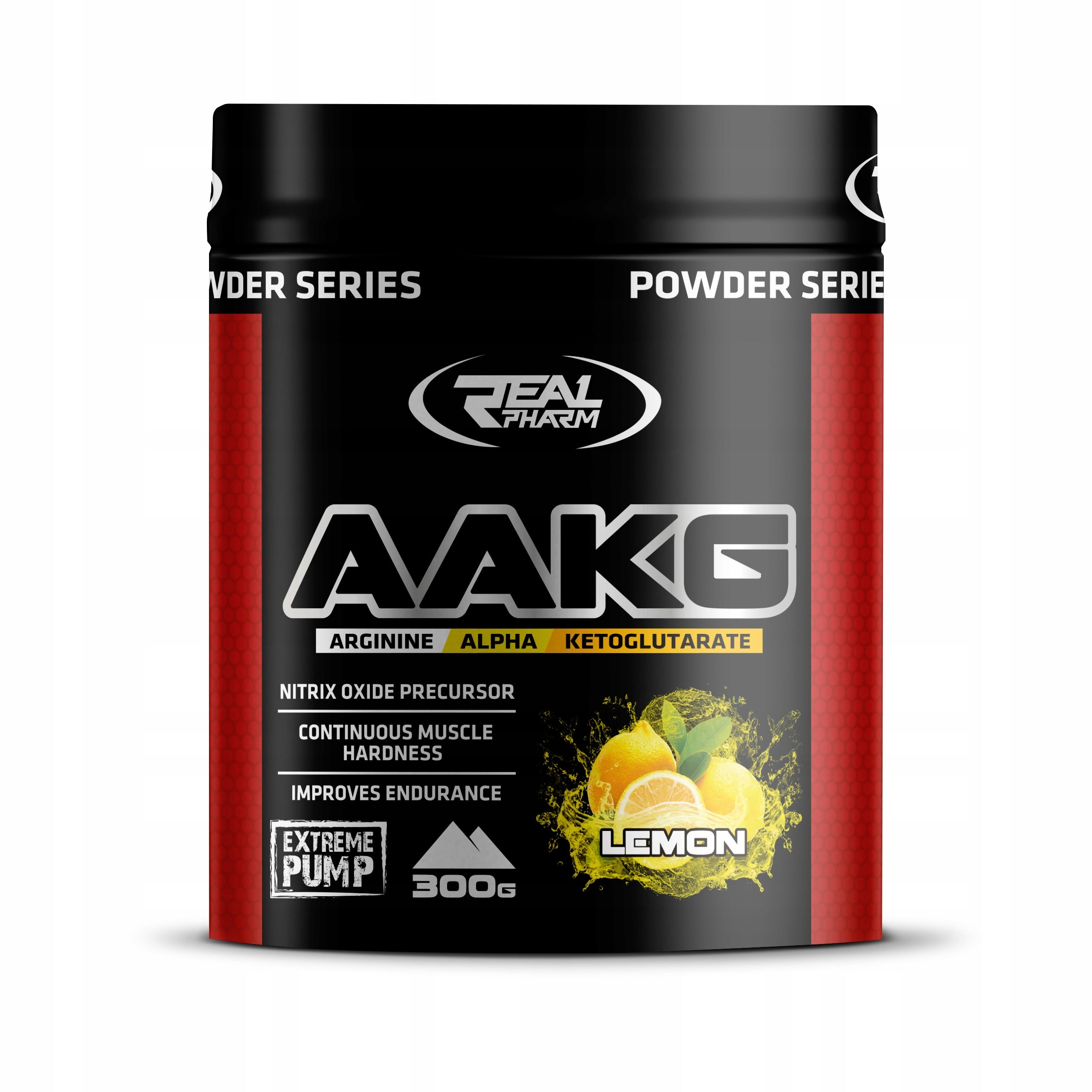 Pre-workout AAKG 300g Strength Muscle Pump Arginine Lemon Real Pharm