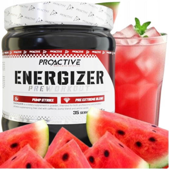 Pre-workout AAKG beta alanine ProActive Energizer 225g Watermelon