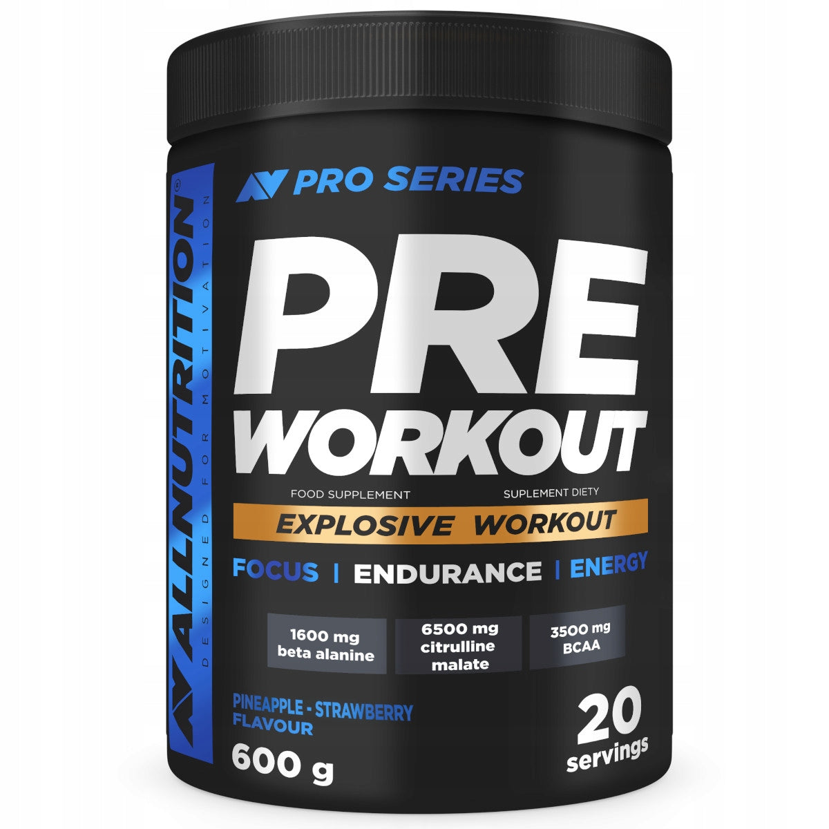 Pre-workout ALLNUTRITION PRE WORKOUT Pro Series 600G bubble gum