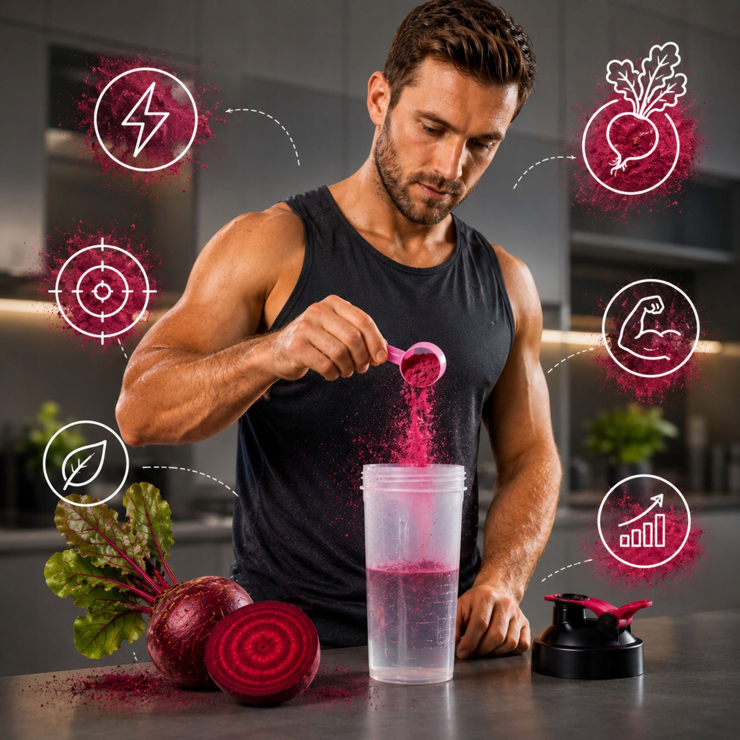 Pre-workout Beetroot Nitrate Oxystorm Eletrocolites Sodium Potassium Vitamin C Expiration date at least six months from the date of purchase