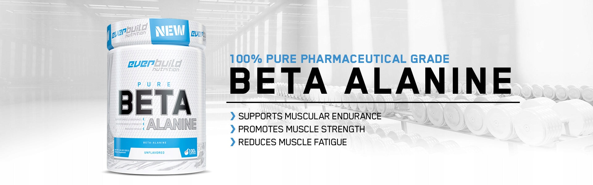 Pre-workout Conditioner Everbuild Nutrition beta-alanine powder 200 g Expiration date not specified