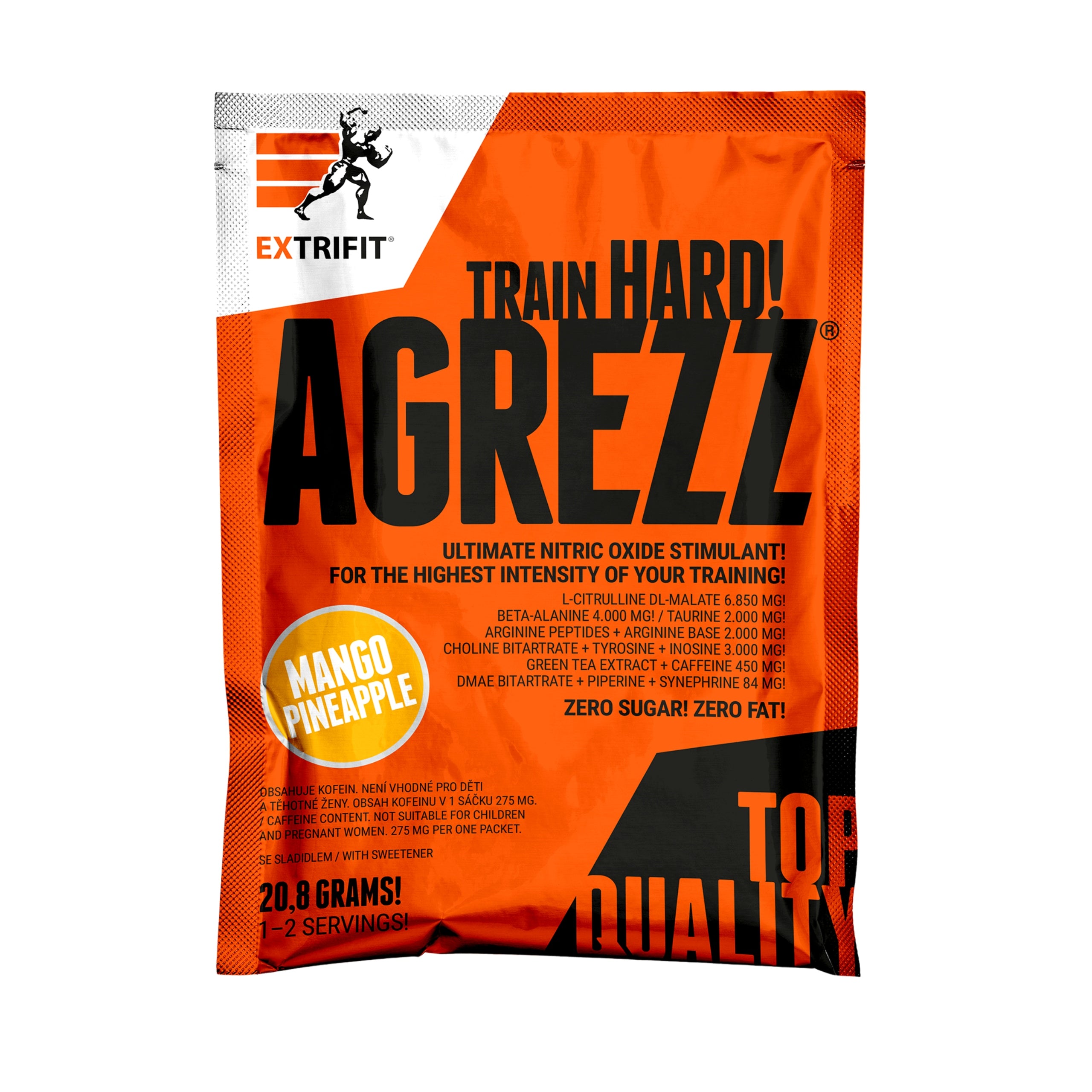 Pre-workout EXTRIFIT Agrezz 20g Citrulline Caffeine Mango Pineapple Energy