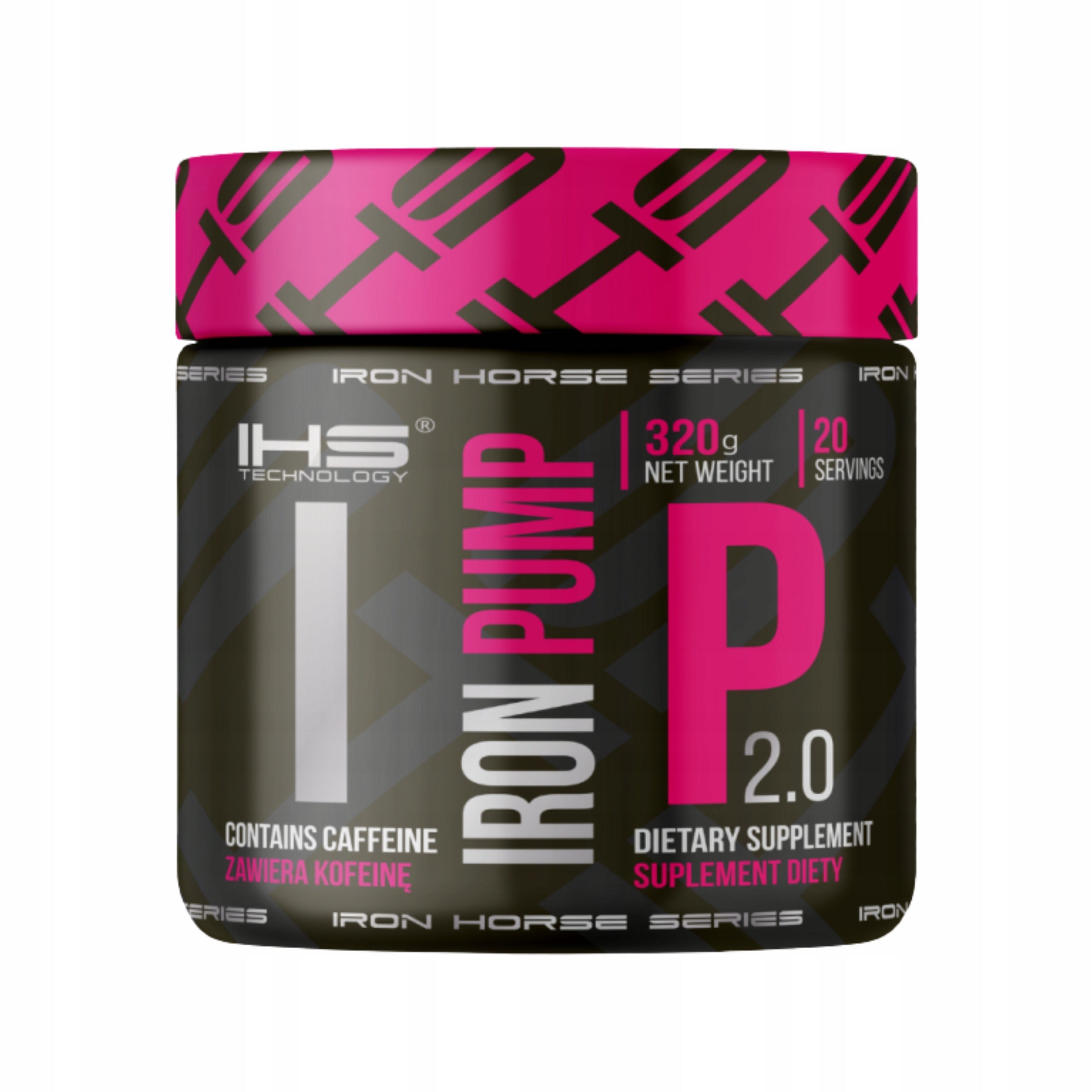 Pre-workout IRON HORSE Iron Pump 2.0 320g Orange Pump Strength Energy