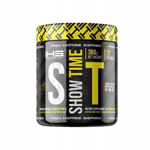Pre-workout IRON HORSE ShowTime 4.0 360g Citrulline Caffeine Pump Expiration date at least six months from the date of purchase