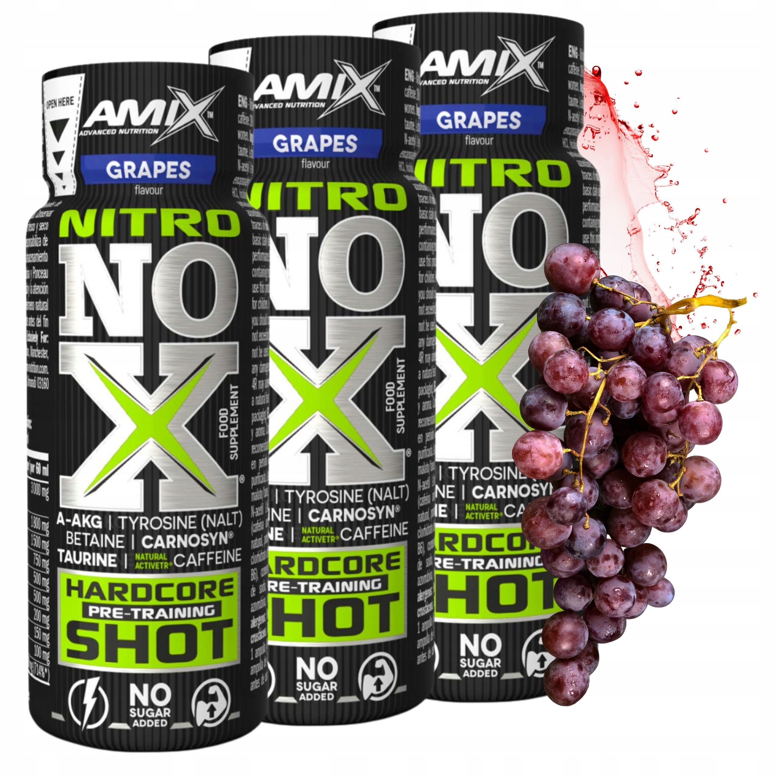 Pre-workout Shot NALT AAKG Caffeine Energy Stimulation Muscle Pump