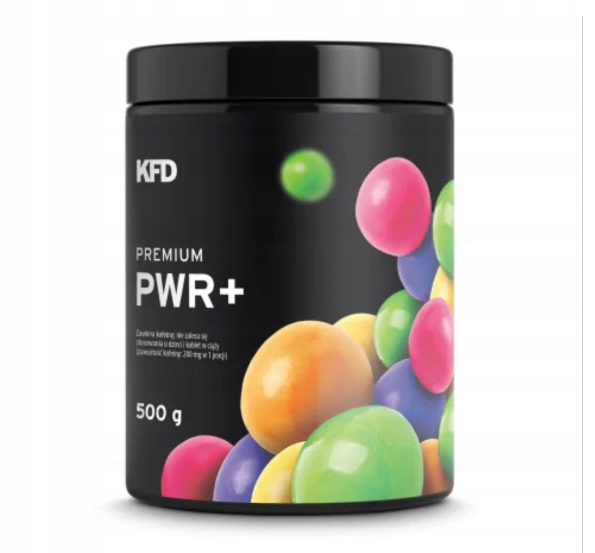 Pre-workout conditioner KFD PWR+ 500g taste BALLOON GUM