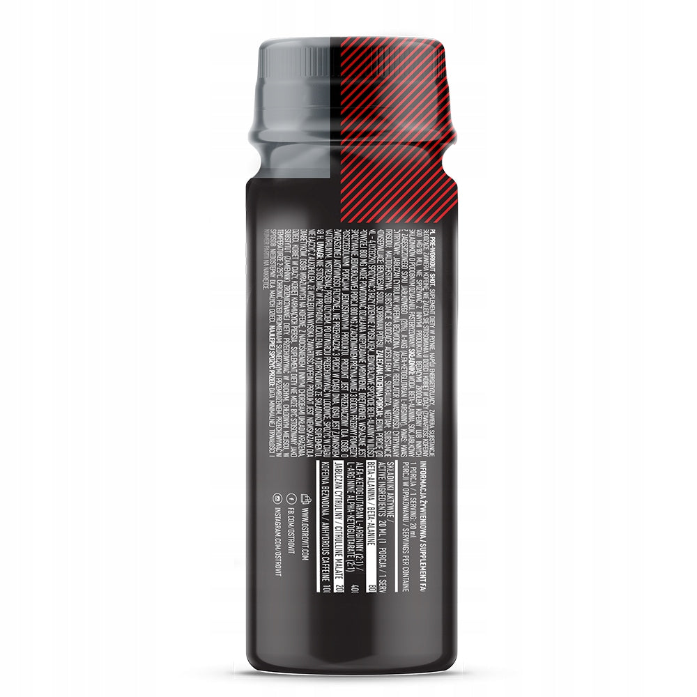 Pre-workout conditioner OstroVit multi-component lime ampoule 80 ml Expiration date not specified