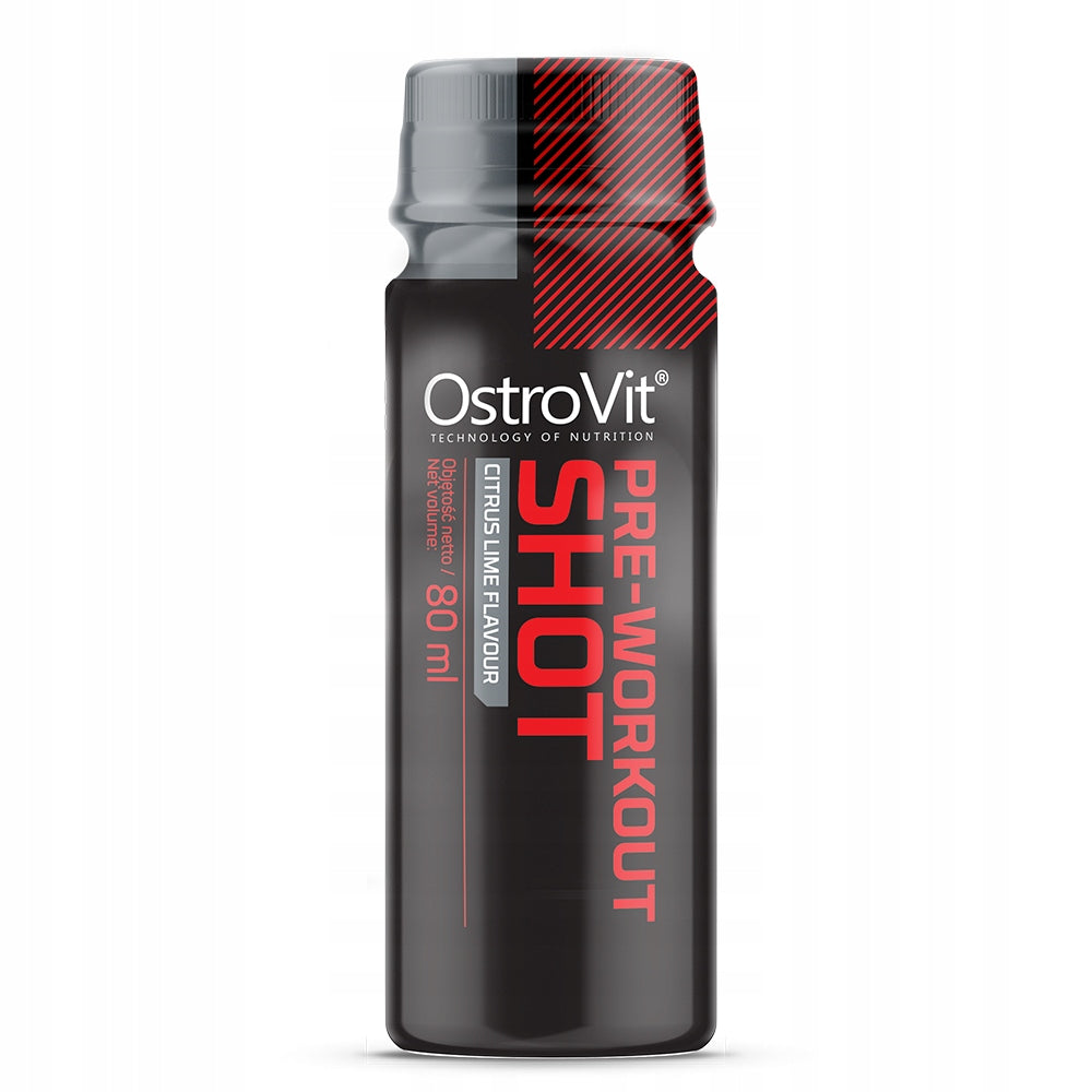 Pre-workout conditioner OstroVit multi-component lime ampoule 80 ml