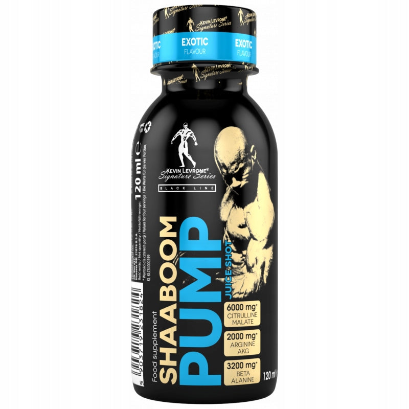 Pre-workout energy power Levrone Shaaboom Pump Shot 120ml exotic Expiration date not specified