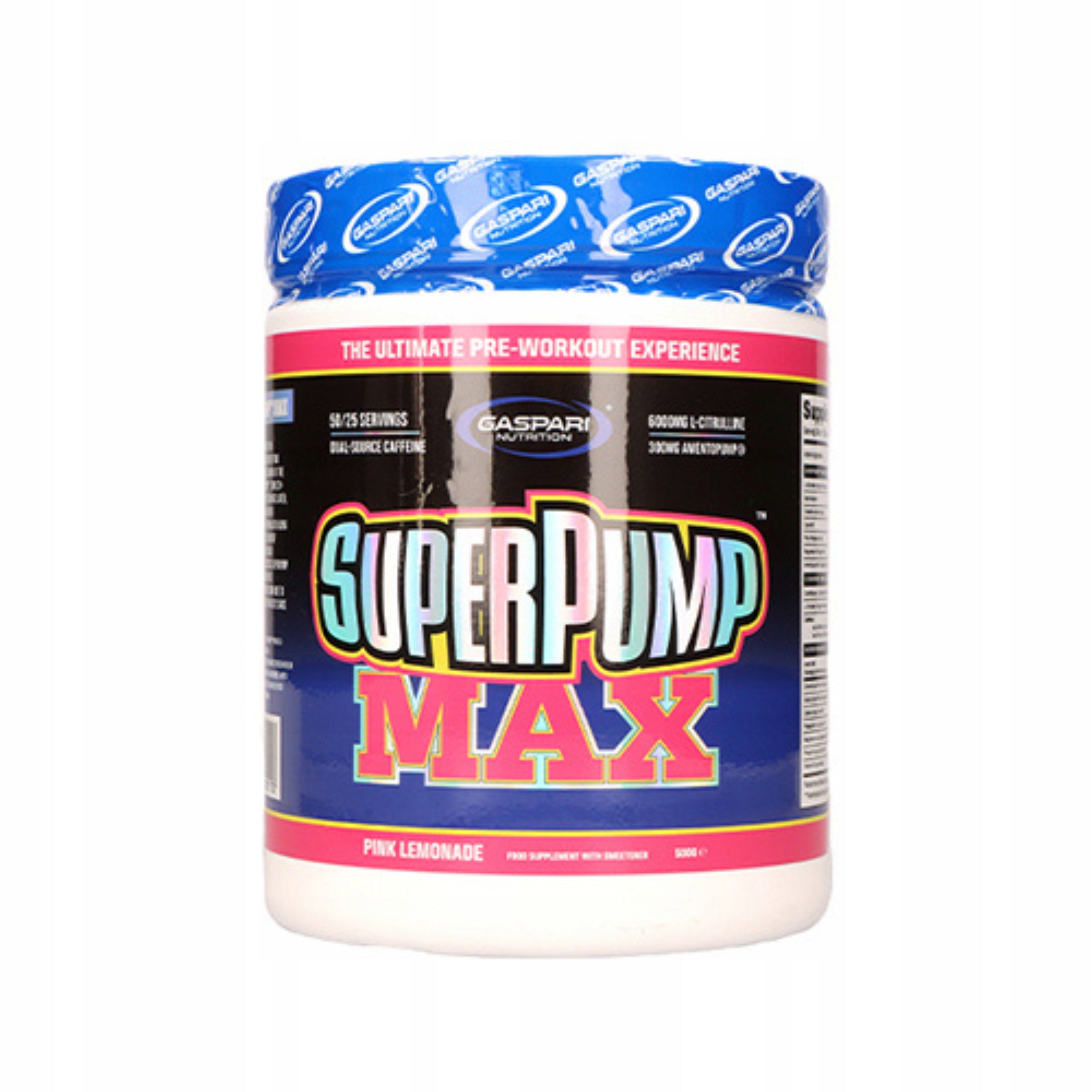 Pre-workout supplement Gaspari Nutrition SUPER PUMP MAX 500g LEMONADE