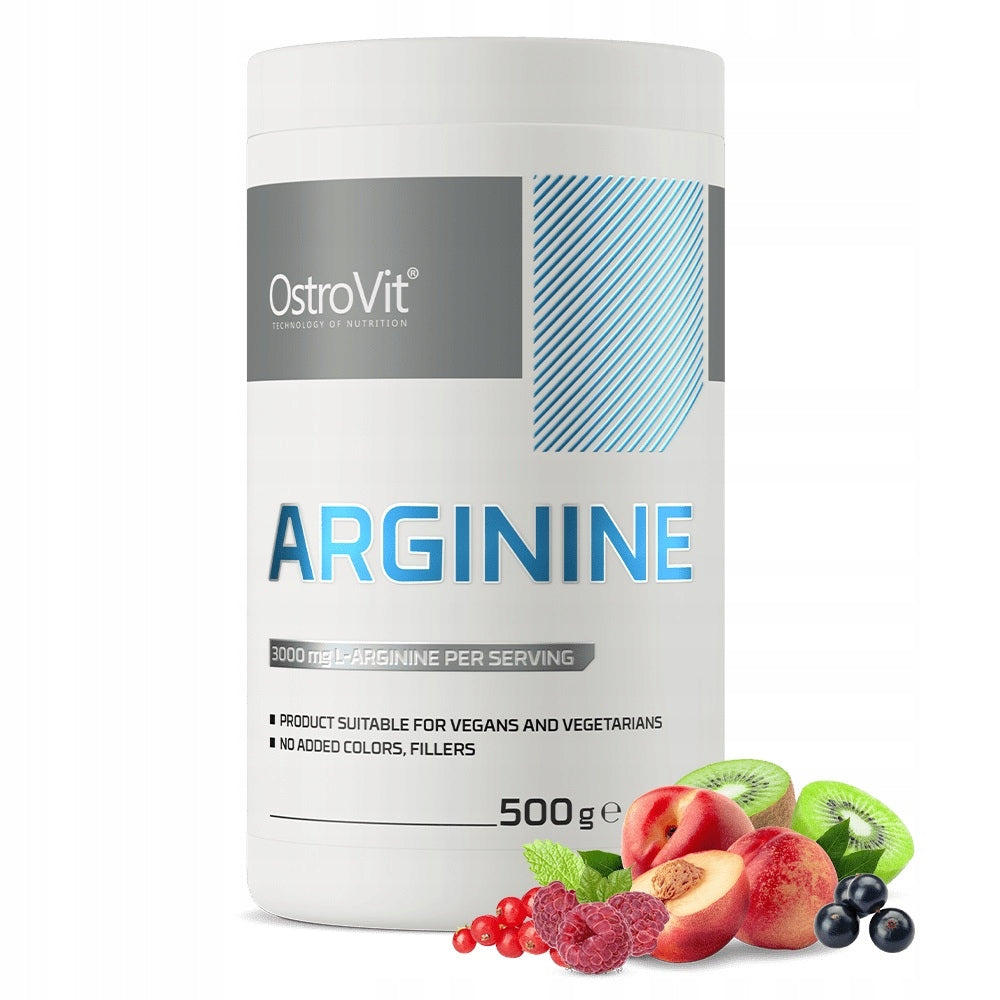 Pre-workout supplement OstroVit arginine powder 500 g without sugar vegan