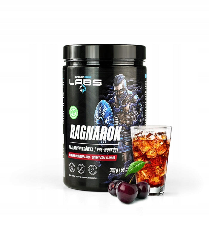 Pre-workout supplement Ragnarok (cherry cola) 300g Ground Game Labs