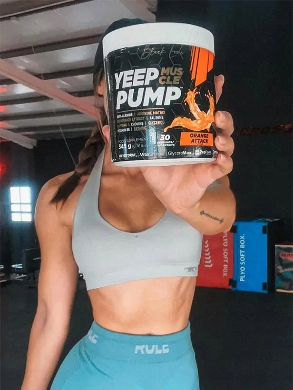 Pre-workout with caffeine 200 mg 30 servings pump strength endurance Packaging status original