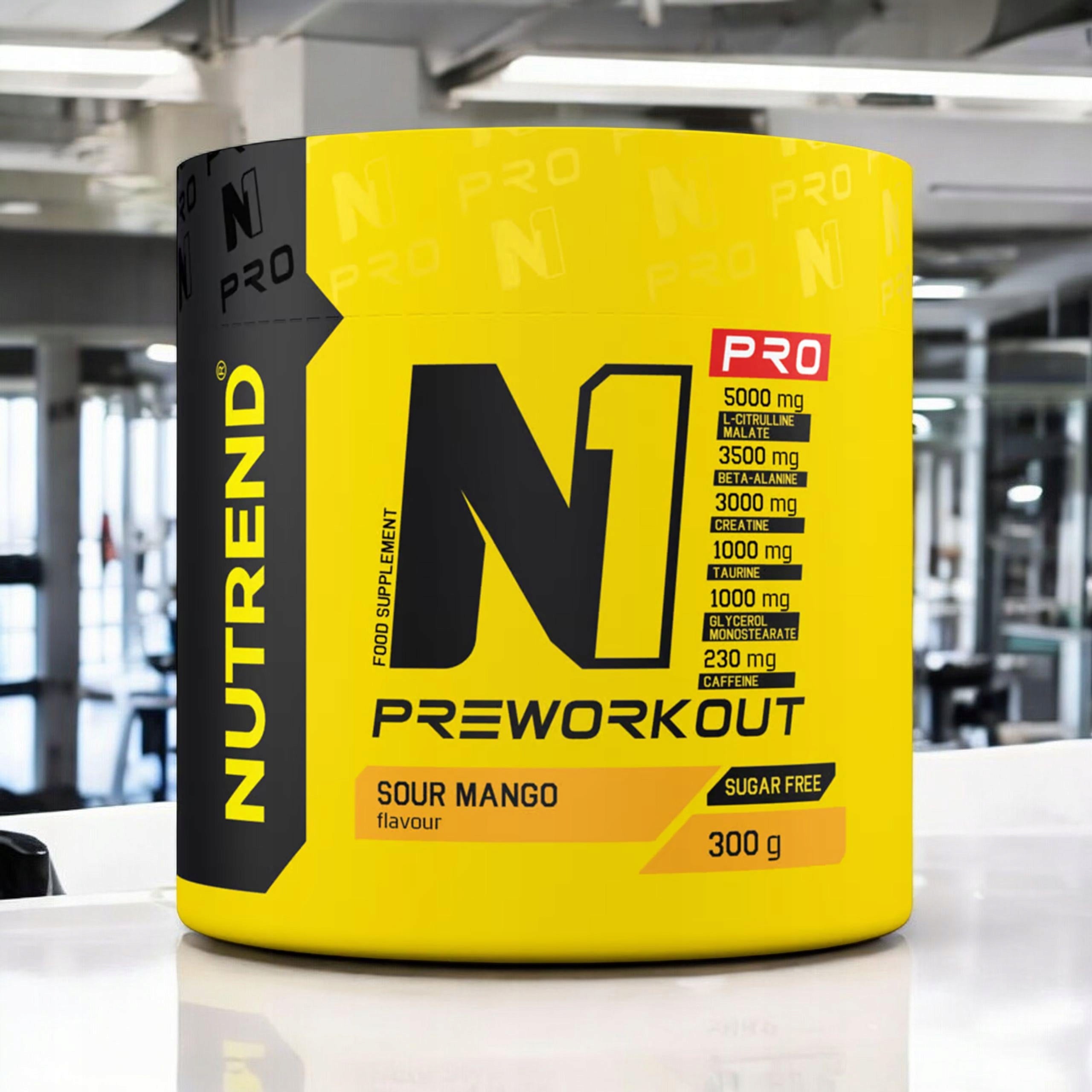 PreWorkout Energy Strength Creatine Beta-Alanine Caffeine 300g Nutrend N1 Packaging status original