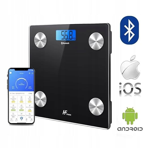 Precision Bathroom Scale with Bluetooth BMI ANALYSIS iOS Android