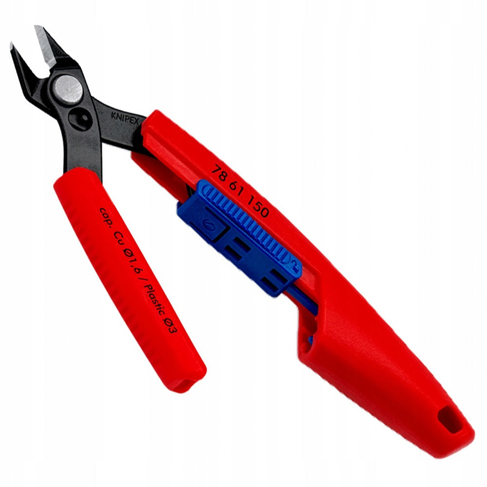 Precision Cutting Pliers 150mm Slim Knips Blackened KNIPEX 78 03 150