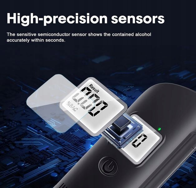 Precision Digital Breathalyzer MR689 Tester, Mouthpieces, LCD Manufacturer code 08578046783